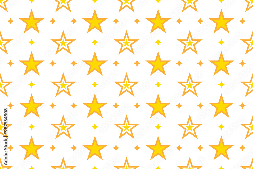 Abstract Yellow Stars Pattern Background. Vector Illustration. Wallpaper. Celebration Backdrop Abstract Yellow Stars Pattern Background. Vector Illustration. Wallpaper. Celebration Backdrop