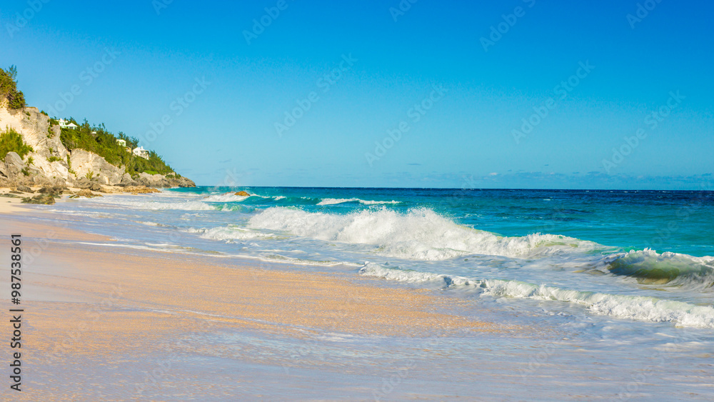 Obraz premium Horseshoe Bay Beach and Deep Bay Beach