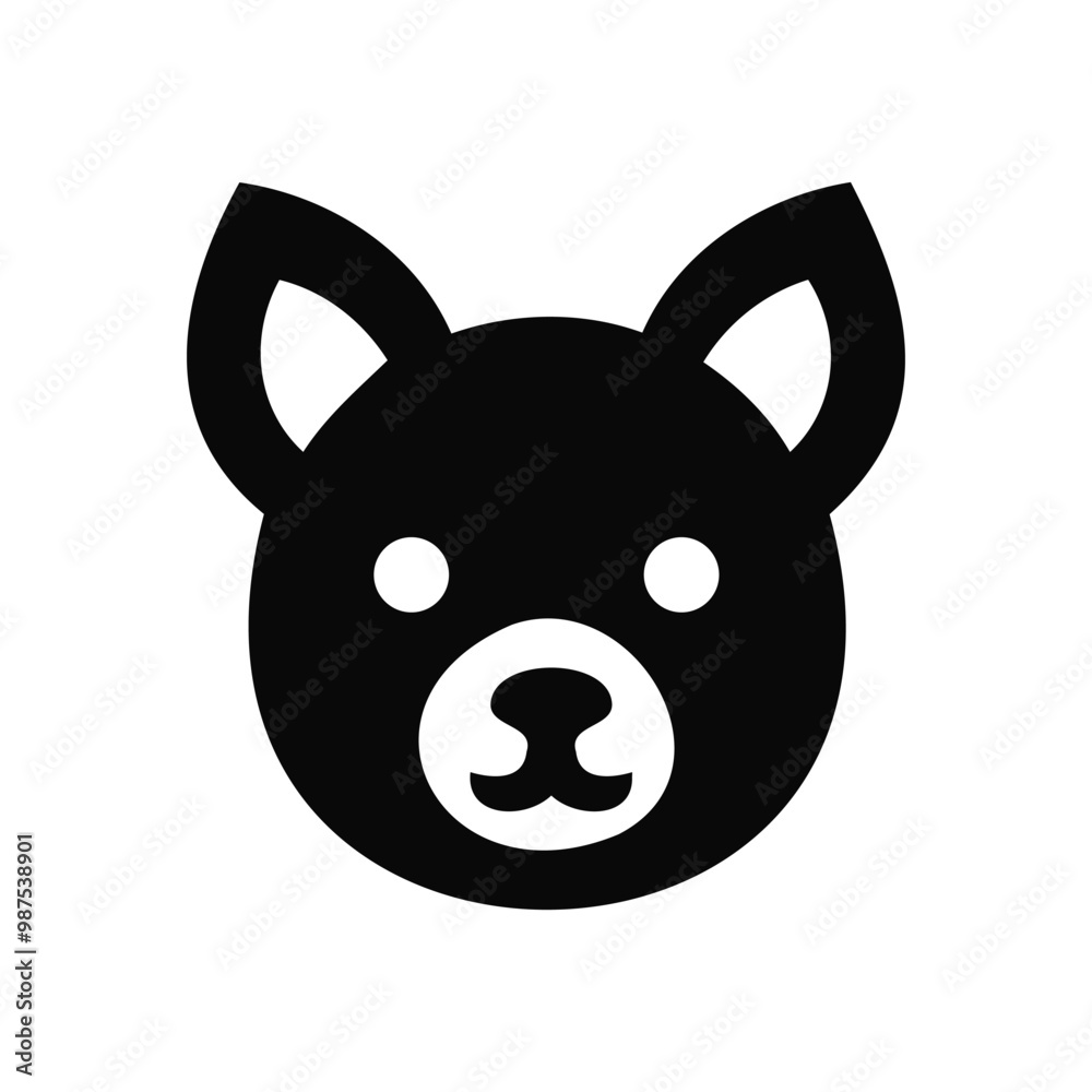 Vector file for Silhouette animal icon Vector file for Silhouette animal icon