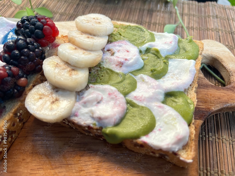Greek yoghurt mixed blue almond peanut butter toast with blackberries and greek yoghurt matcha almonds butter toast with banana. Greek yoghurt mixed blue almond peanut butter toast with blackberries and greek yoghurt matcha almonds butter toast with banana.