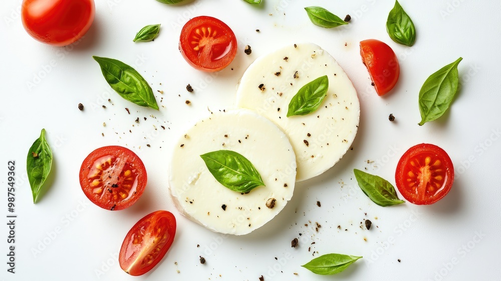 tomato and mozzarella tomato and mozzarella