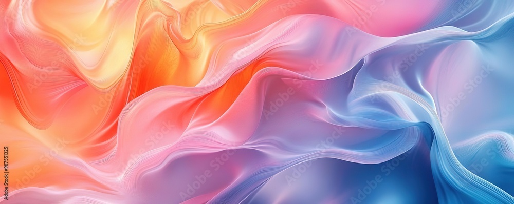 A vibrant, flowing abstract design with soft colors that blend seamlessly, perfect for backgrounds and artistic projects. A vibrant, flowing abstract design with soft colors that blend seamlessly, perfect for backgrounds and artistic projects.