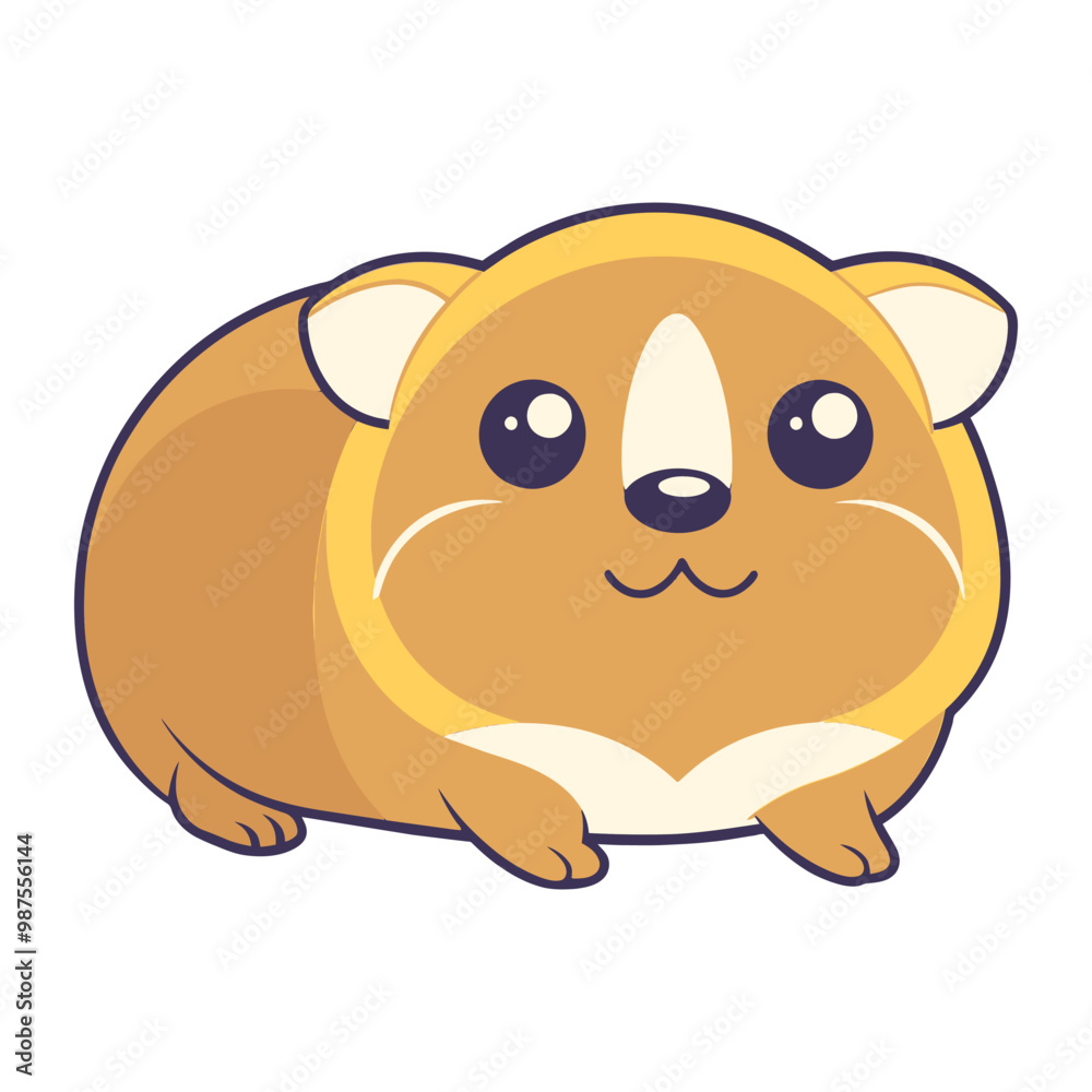 Guinea 2d flat vector clipart illustration Guinea 2d flat vector clipart illustration