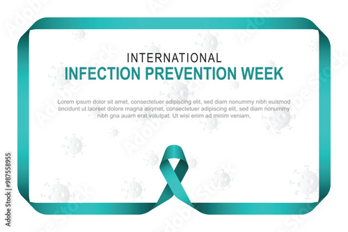 International Infection Prevention Week background.