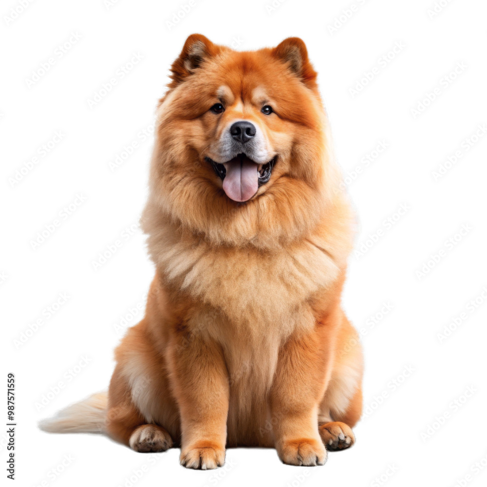 Chow Chow on transparent background. Chow Chow on transparent background.
