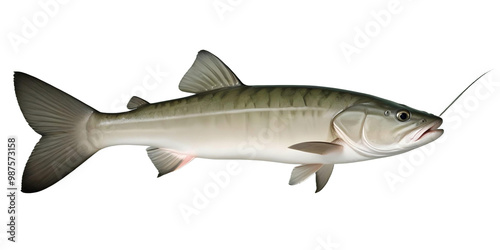 fish isolated on white