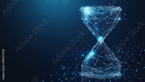 Abstract Hourglass Illustration