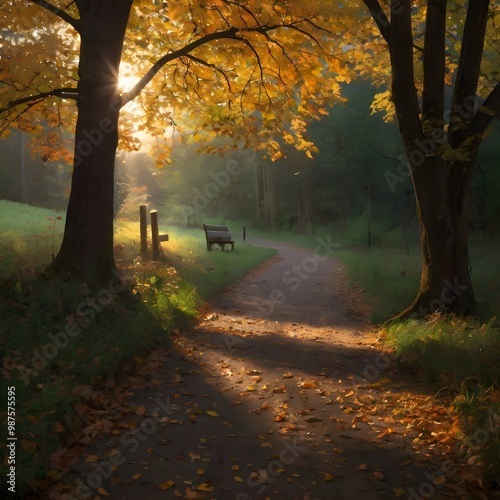 Eleanor in an Autumn Forest photo