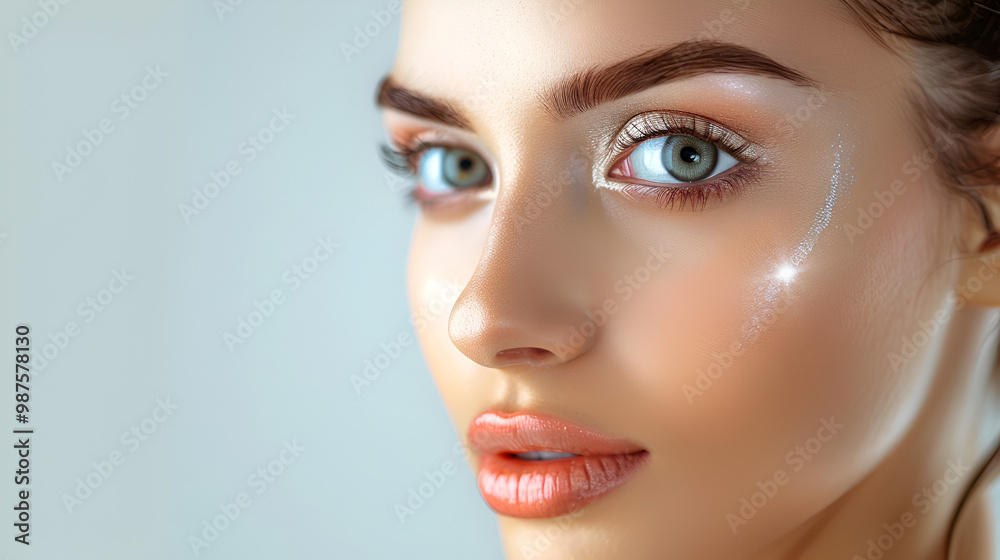 Beauty concept skin aging. anti aging procedures Beauty concept skin aging. anti aging procedures