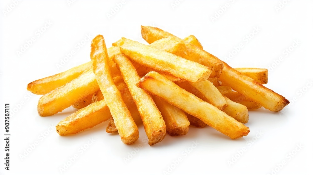 tasty French fries isolated on white background tasty French fries isolated on white background