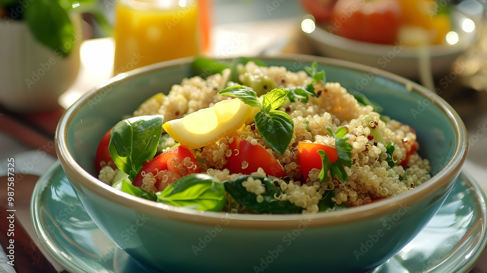 Quinoa Salad with Tomatoes Basil and Lemon Healthy and Delicious Quinoa Salad with Tomatoes Basil and Lemon Healthy and Delicious