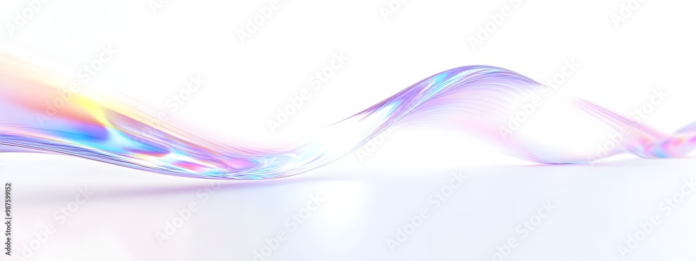 Mesmerizing Light Waves Showcasing Chromatic in Vibrant 3D Rendering Mesmerizing Light Waves Showcasing Chromatic in Vibrant 3D Rendering