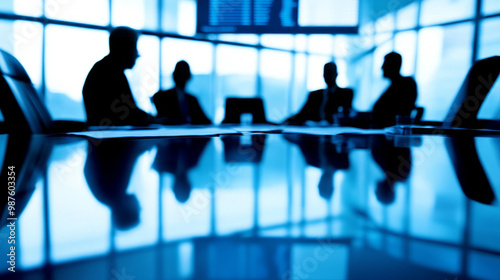 A boardroom discussion focused on legal compliance and new business policies for 2024