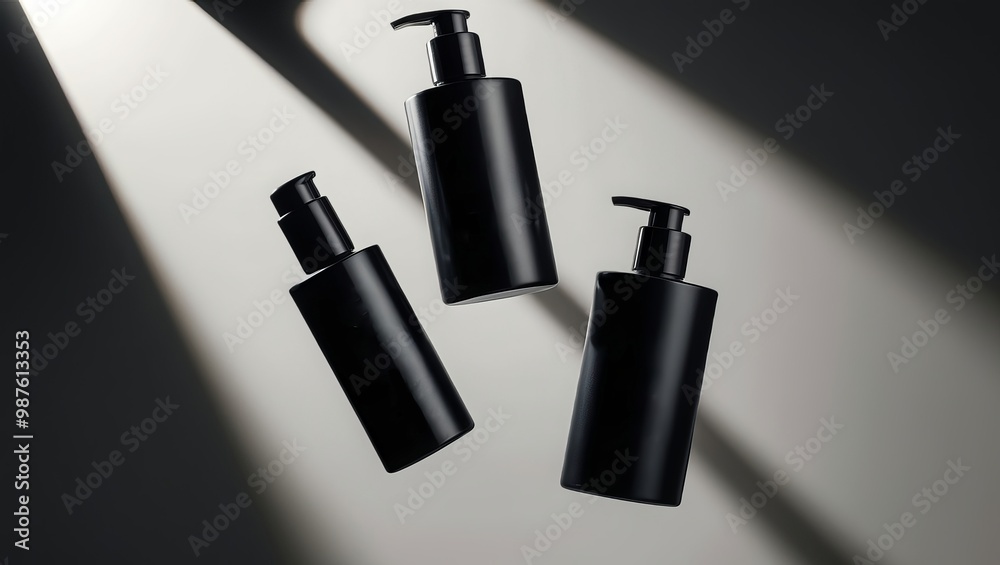 Fototapeta premium Aesthetic skincare mockup products for promotion