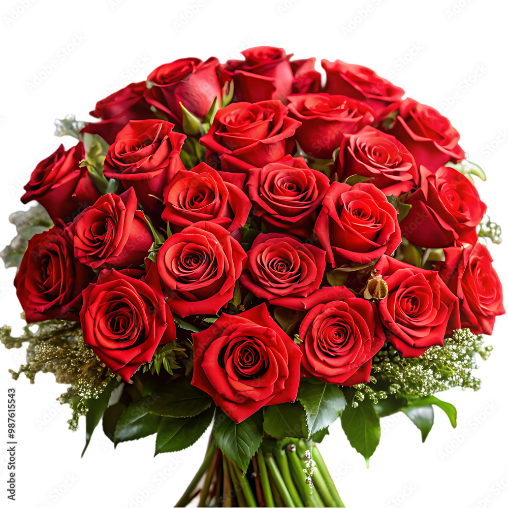 Naklejka premium bouquet of red roses
