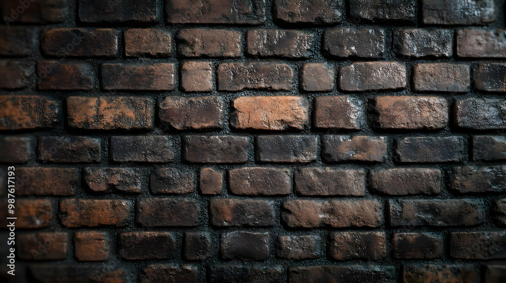 Dark Brick Wall Texture Background Dark Brick Wall Texture Background