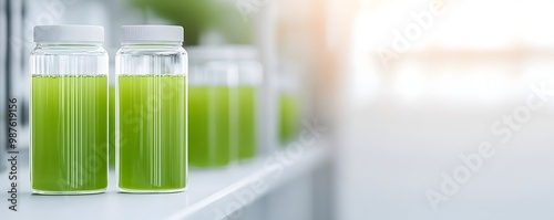 High-Tech Algae Farming for Sustainable - Innovative Superfoods Cultivation in Advanced Facilities for Future Food Security photo