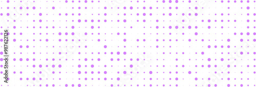 イラスト素材：ランダムなドットの背景　ベクター 　紫　purple dot vector background,Halftone gradient,Abstract halftone dotted background.