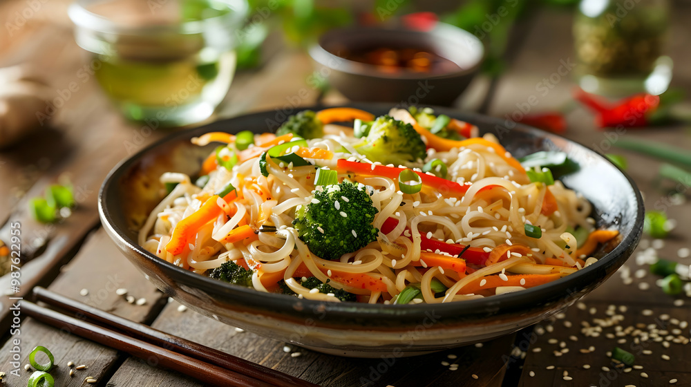 Delicious Vegetable Noodles A Healthy and Flavorful Meal Delicious Vegetable Noodles A Healthy and Flavorful Meal