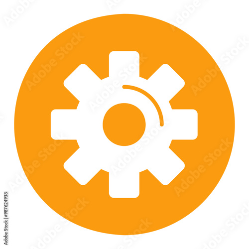 Settings icon with additional gears symbol
