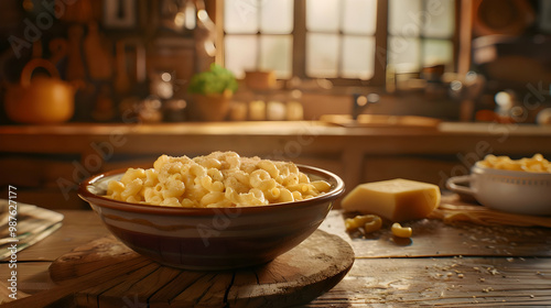 Macaroni and Cheese A Creamy and Cheesy Comfort Food photo