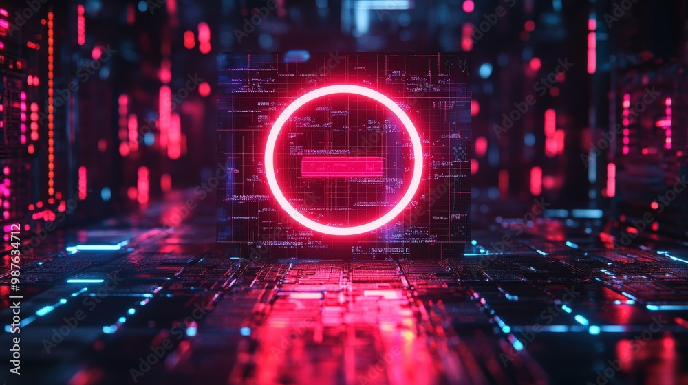 Futuristic neon 