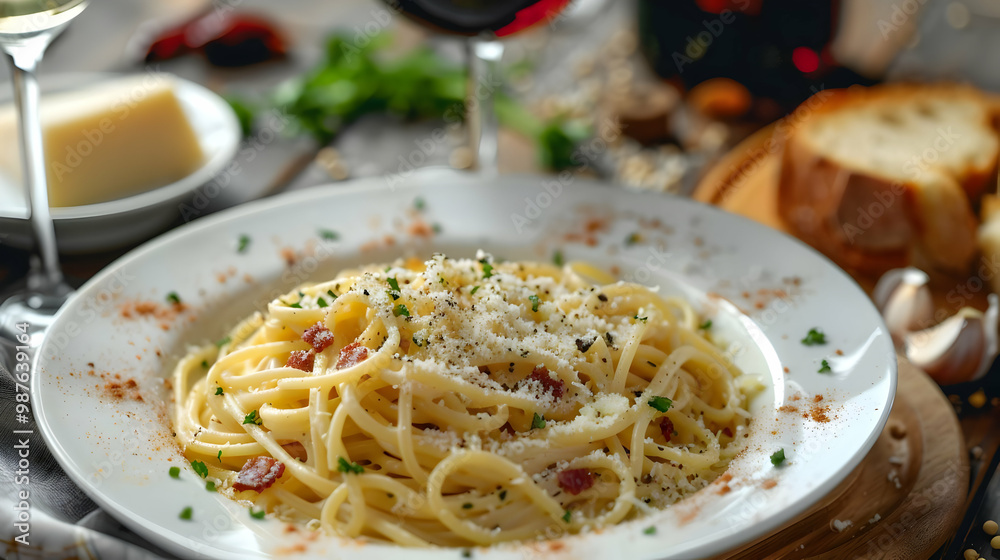 Spaghetti Carbonara A Creamy and Delicious Italian Pasta Dish Spaghetti Carbonara A Creamy and Delicious Italian Pasta Dish
