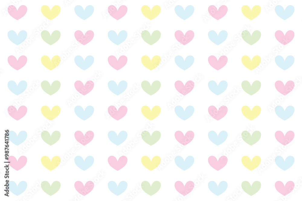 seamless pattern with colorful heart seamless pattern with colorful heart