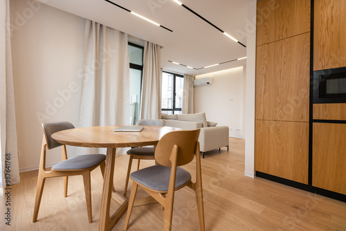 Beautiful Modern Kitchen in a Luxury Apartment