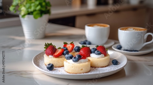 cake with strawberries