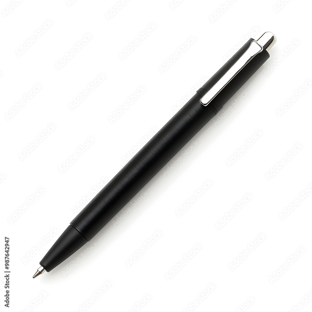 Sleek and Sophisticated Retractable Ballpoint Pen with Brushed Metal Casing A Minimalist Office Accessory that Combines Style and Functionality Sleek and Sophisticated Retractable Ballpoint Pen with Brushed Metal Casing A Minimalist Office Accessory that Combines Style and Functionality