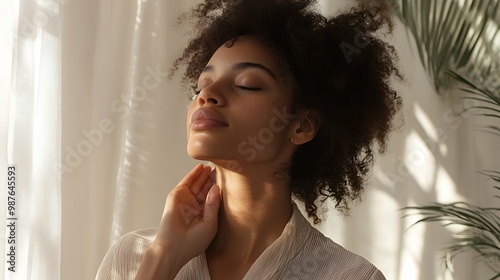 Woman with Vitiligo, Skin Condition, Diversity, Beauty, Portrait.