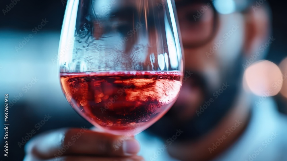 A hand delicately holding a glass of wine is the central focus of this image with a blurred background, perfectly illustrating the appreciation for fine wine and detail. A hand delicately holding a glass of wine is the central focus of this image with a blurred background, perfectly illustrating the appreciation for fine wine and detail.