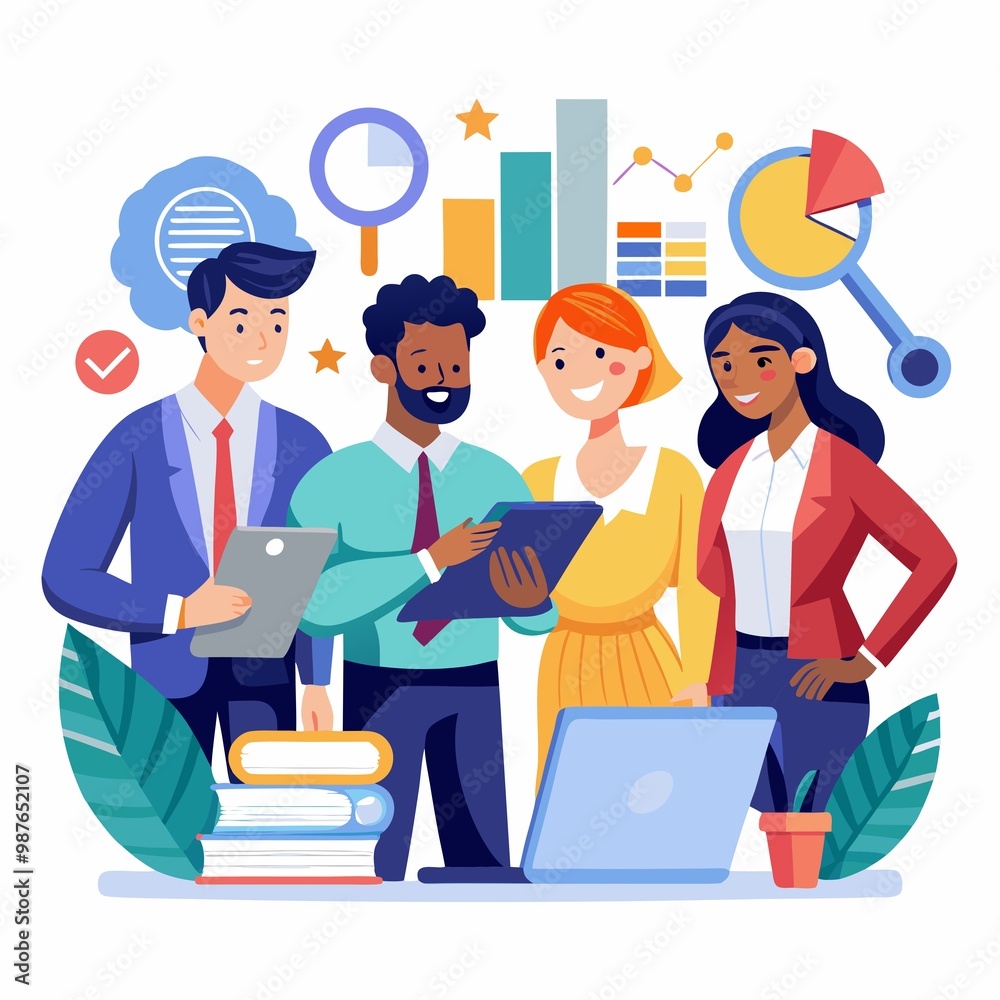 group of business people working together group of business people working together