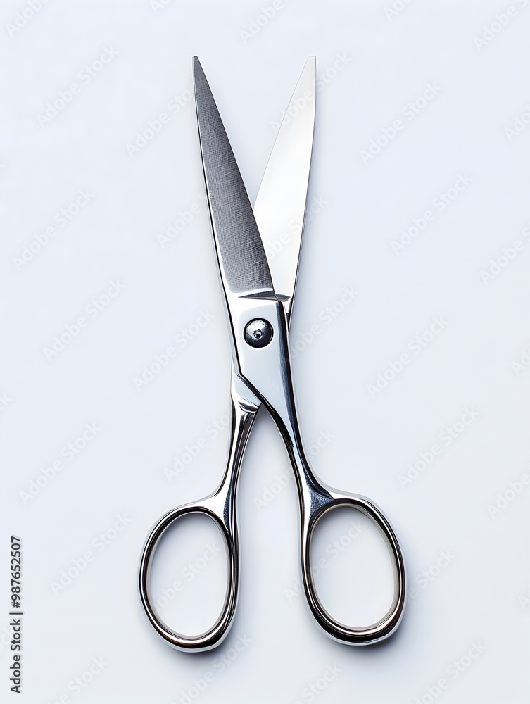 Stainless Steel Scissors with Comfortable Handles for Precise Office Cuts Stainless Steel Scissors with Comfortable Handles for Precise Office Cuts