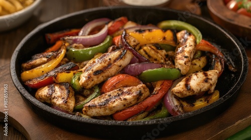 grilled chicken with vegetables