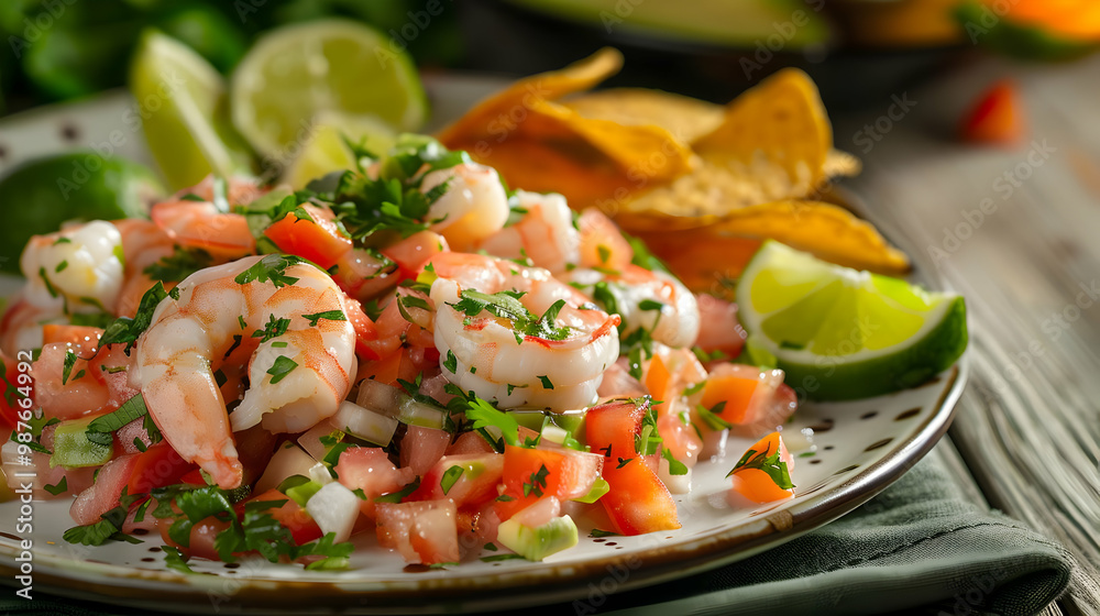 Shrimp Ceviche with Lime and Cilantro A Fresh and Flavorful Mexican Appetizer Shrimp Ceviche with Lime and Cilantro A Fresh and Flavorful Mexican Appetizer