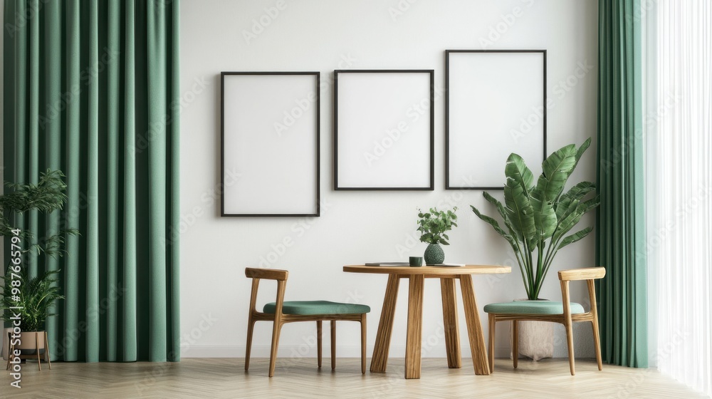Minimalist Interior Design with Green Accents Minimalist Interior Design with Green Accents