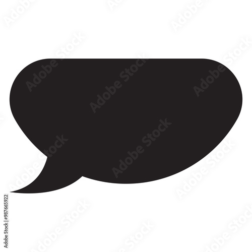 Text Speech Bubble Vector Icon | Speech Bubbles PNG, SVG | Transparent Background Cartoon Bubbles