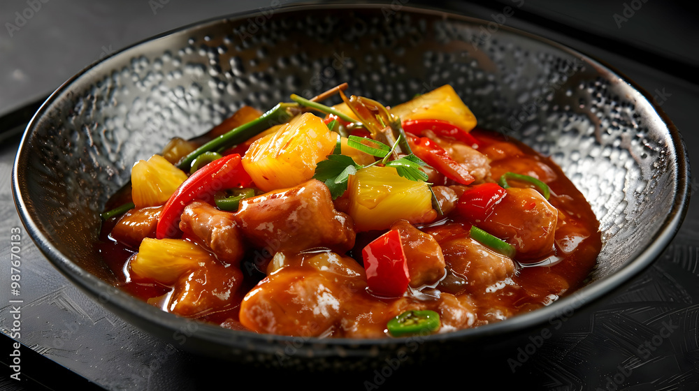 Sweet and Sour Pork with Pineapple Delicious Asian Cuisine Sweet and Sour Pork with Pineapple Delicious Asian Cuisine