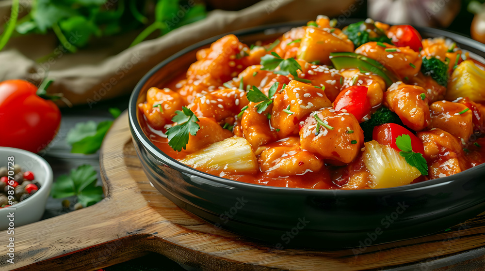 Sweet and Sour Chicken Stir Fry A Delicious Asian Cuisine Sweet and Sour Chicken Stir Fry A Delicious Asian Cuisine