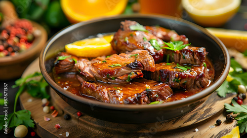 Orange Glazed Beef Steak A Delicious and Savory Recipe photo