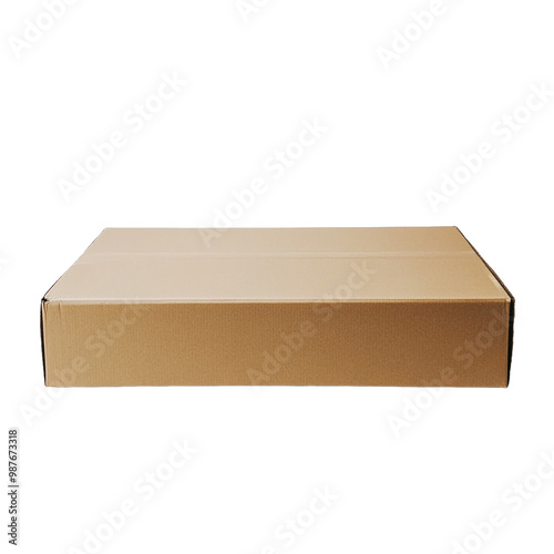 Cargo Box on isolated white background PNG