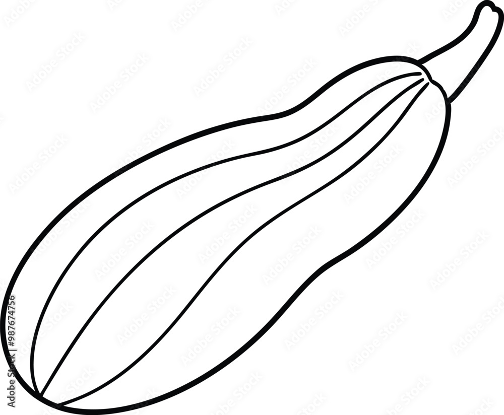 Crisp Zucchini Thin Line Icon Vector Art for Healthy Cooking
Crisp Zucchini Thin Line Icon Vector Art for Healthy Cooking
