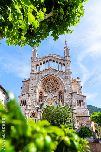 Església de Sant Bartomeu St. Bartholomäus in Sóller auf Mallorca Spanien photo