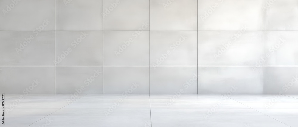 A white wall with white tiles A white wall with white tiles
