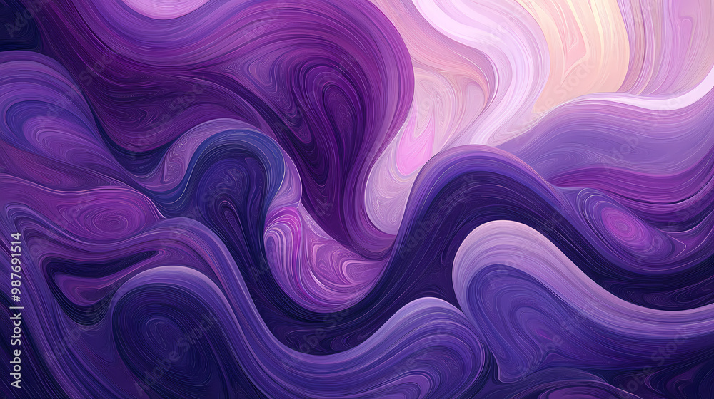 Vibrant lavender and rich plum hues blend in a swirling abstract gradient, evoking creativity and luxury, against a. Byzantine Empire. Illustration Vibrant lavender and rich plum hues blend in a swirling abstract gradient, evoking creativity and luxury, against a. Byzantine Empire. Illustration
