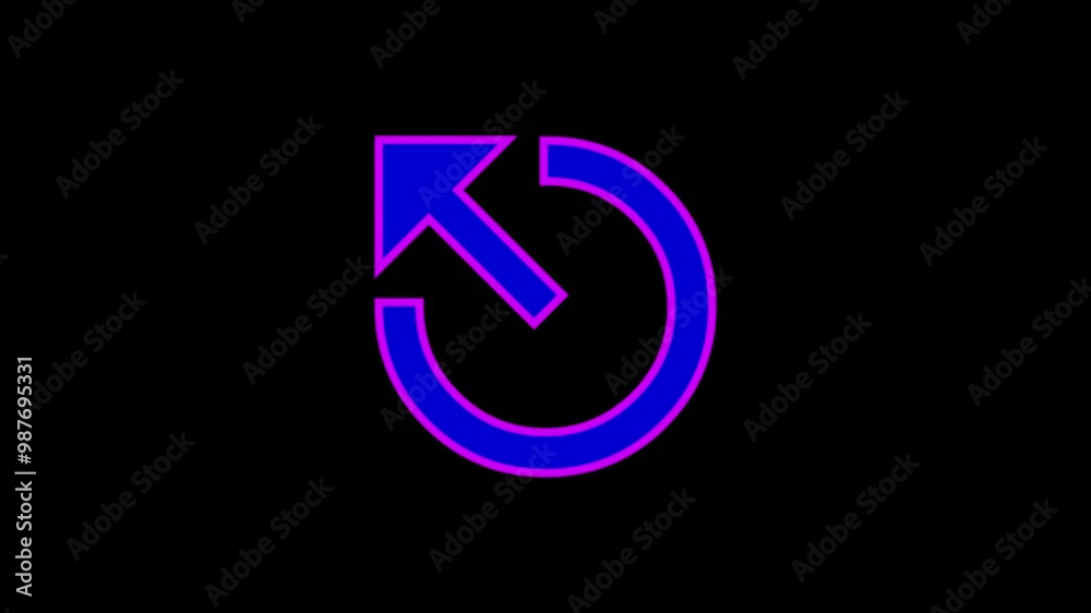 Circle arrow icon animation Circle arrow icon animation