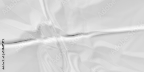 Vector empty white crumple creased blank sheet retro old paper texture. rough vintage wrinkled crumpled  grunge background.