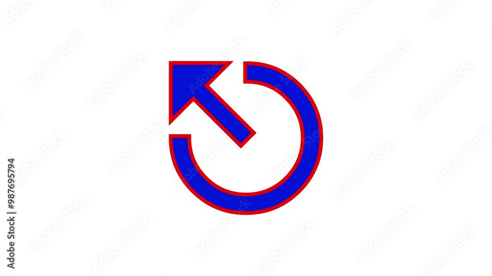 Circle arrow icon animation Circle arrow icon animation